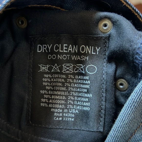 NWOT Ralph Lauren Black Label Peacock Feather Jeans - Picture 13 of 16